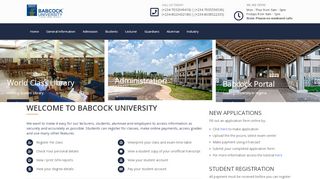 
                            1. Babcock University On-line Registration