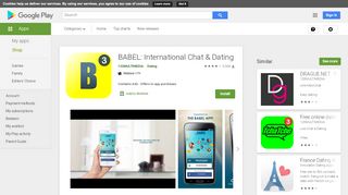 
                            3. BABEL: International Chat & Dating - Apps on Google Play