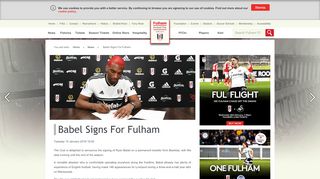 
                            4. Babel Signs For Fulham | Fulham Football Club