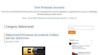 
                            7. BabesCartel Archives | Free Premium Accounts