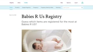 
                            5. Babies R Us Registry - Babylist