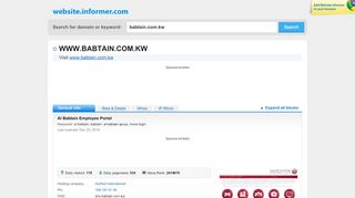 
                            9. babtain.com.kw at WI. Al Babtain Employee Portal - ...