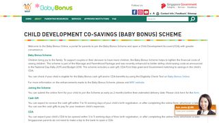 
                            4. Baby Bonus - About