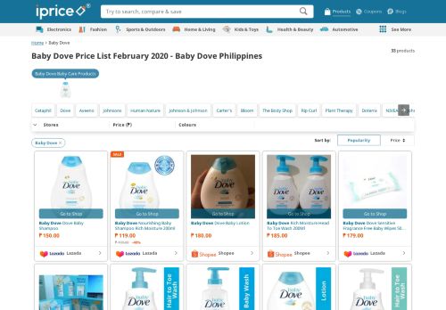 
                            5. Baby Dove Philippines | Search Baby Dove Baby Health Price List 2019