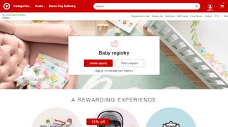 
                            13. Baby Registry : Target