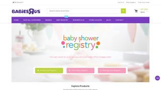 
                            3. Baby Shower Registry - Babies R Us
