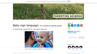 
                            9. Baby sign language: A guide for the science-minded parent