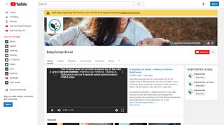 
                            5. BabyCenter Brasil - YouTube