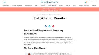 
                            3. BabyCenter Emails | BabyCenter