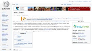 
                            11. BabyCenter - Wikipedia