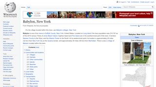 
                            13. Babylon, New York - Wikipedia