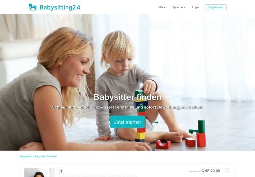 
                            3. Babysitter Schweiz - Babysitting24