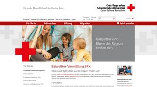 
                            6. Babysitter-Vermittlung | SRK Kanton Bern