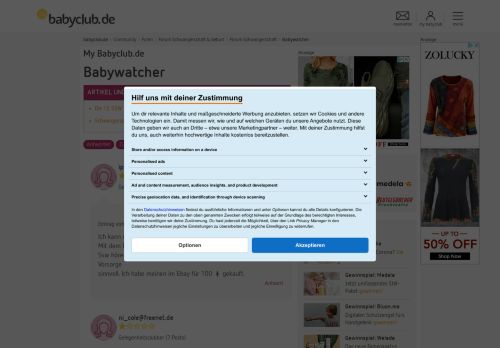 
                            12. Babywatcher | Alle Antworten - Forum - babyclub.de