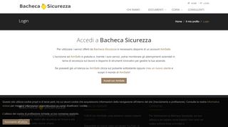 
                            6. Bacheca Sicurezza - Login