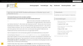 
                            11. BACHELOR AND MORE Studienwahlmessen in Münster (15.01.) und ...