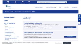 
                            4. Bachelor - DVA - Deutsche Versicherungsakademie