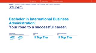 
                            8. Bachelor in International Business Administration - whu.edu