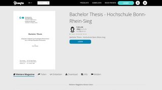 
                            9. Bachelor Thesis - Hochschule Bonn-Rhein-Sieg - Yumpu