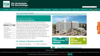 
                            9. Bachelor- und Master-Studium an der FOM in Bochum