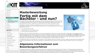 
                            11. Bachelor/Master-Studium - Fachschaft ETEC - KIT