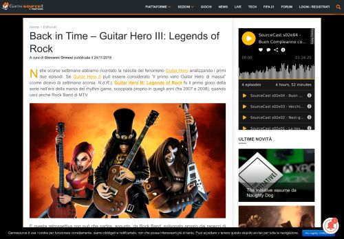 
                            6. Back in Time - Guitar Hero III: Legends of Rock - GameSource