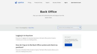 
                            4. Back Office Archives - Upstox