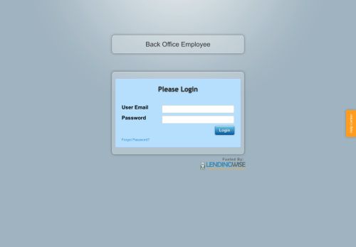 
                            4. Back Office Employee Login - The Loan Post