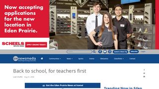 
                            12. Back to school, for teachers first | Education | swnewsmedia.com