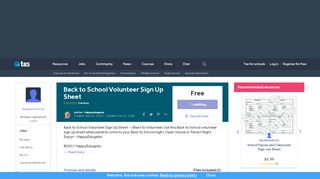 
                            11. Back to School Volunteer Sign Up Sheet by Happyedugator ... - Tes