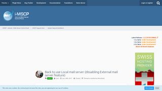 
                            10. Back to use Local mail server (dissabling External mail server ...
