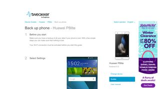 
                            7. Back up phone - Huawei P8lite - Android 5.0 - Device Guides