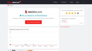 
                            8. Backblaze down? Current problems and outages | Downdetector