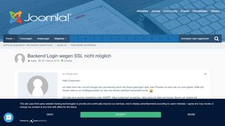 
                            12. Backend Login wegen SSL nicht möglich - Erste Schritte und ...