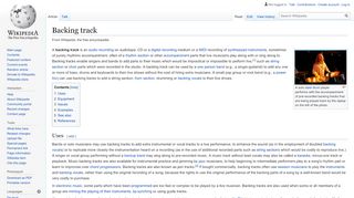 
                            12. Backing track - Wikipedia
