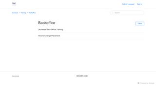 
                            4. Backoffice – Jeunesse