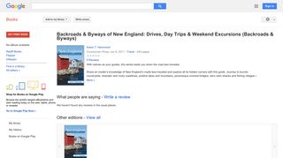 
                            11. Backroads & Byways of New England: Drives, Day Trips & Weekend ...