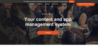 
                            2. Backstage CMS | Flexible Content Management System | SpotMe