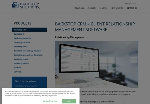 
                            12. Backstop CRM - Backstop Solutions Group
