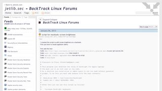 
                            12. BackTrack Linux Forums - jetlib.sec