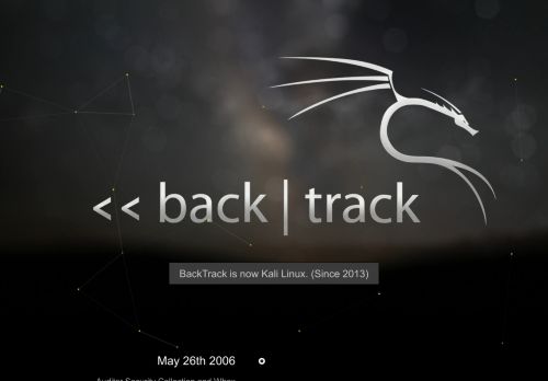
                            6. BackTrack Linux - Penetration Testing Distribution