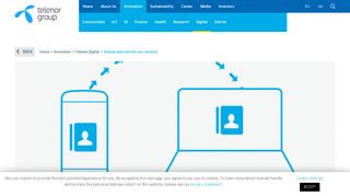 
                            13. Backup and transfer you contacts - Telenor Group