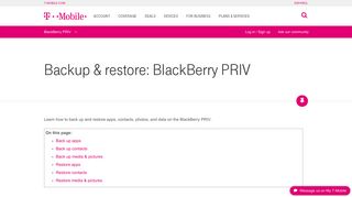 
                            10. Backup & restore: BlackBerry PRIV | T-Mobile Support