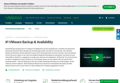 
                            7. Backup- und Replikationslösung für VMware – Veeam Backup ...