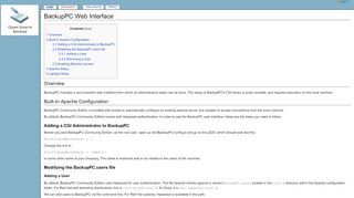 
                            4. BackupPC Web Interface - The Open Source Backup Wiki (Amanda ...