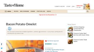 
                            10. Bacon Potato Omelet Recipe | Taste of Home