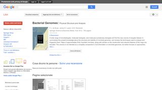 
                            4. Bacterial Genomes: Physical Structure and Analysis - Risultati da Google Libri