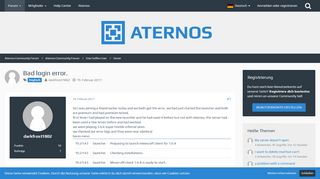 
                            3. Bad login error. - Server - Aternos Community Forum