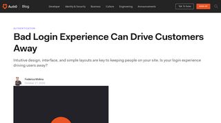
                            3. Bad Login Experience Can Drive Customers Away - Auth0