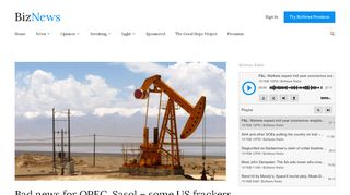 
                            11. Bad news for OPEC, Sasol - some US frackers now profitable